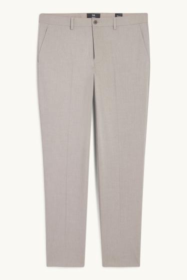 Herren - Baukasten-Hose - Slim Fit - Flex - grau