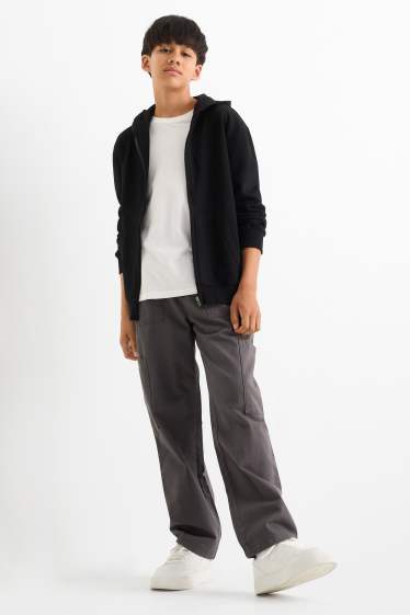 Nen - Pantalons cargo - gris fosc