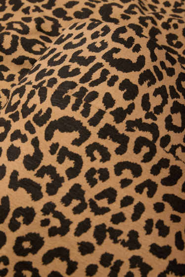 Femmes - Leggings - imprimé léopard - marron clair