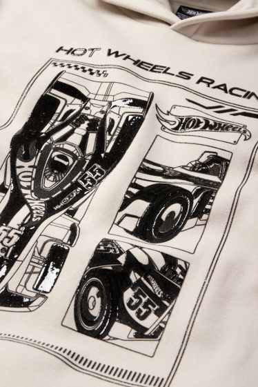 Kinder Buben - Hot Wheels - Hoodie - beige