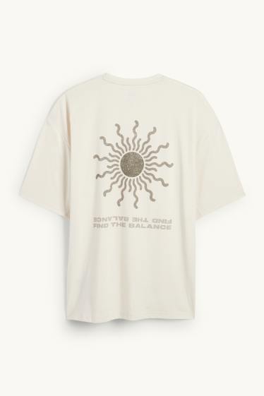 Home - Samarreta tècnica - beix clar