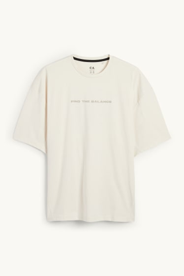 Home - Samarreta tècnica - beix clar