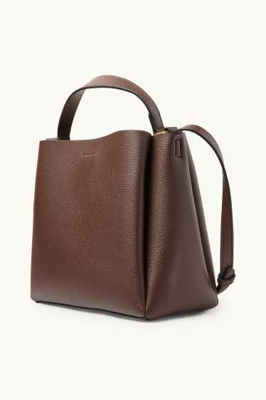 Femmes - Sac à bandoulière - matière synthétique - marron foncé