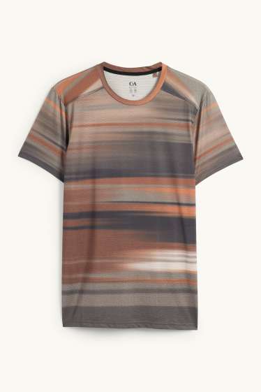 Home - Samarreta tècnica - amb motiu - marró