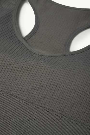 Donna - Reggiseno sportivo - imbottito - senza cuciture - verde