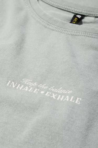 Donna - T-shirt sportiva - verde chiaro