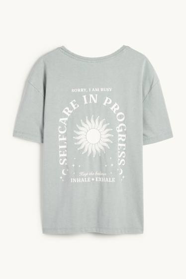 Donna - T-shirt sportiva - verde chiaro