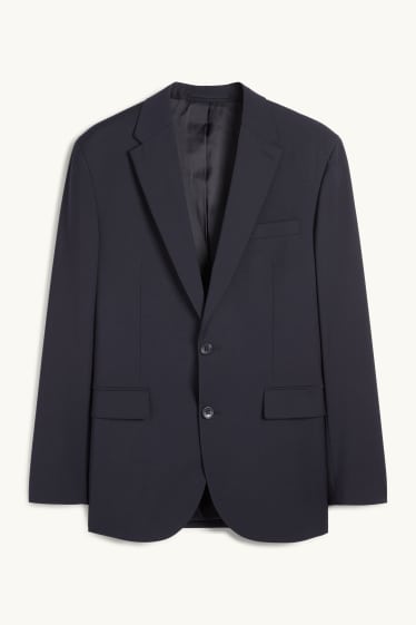 Herren - Baukasten-Sakko - Regular Fit - Flex - Schurwoll-Mix - dunkelblau