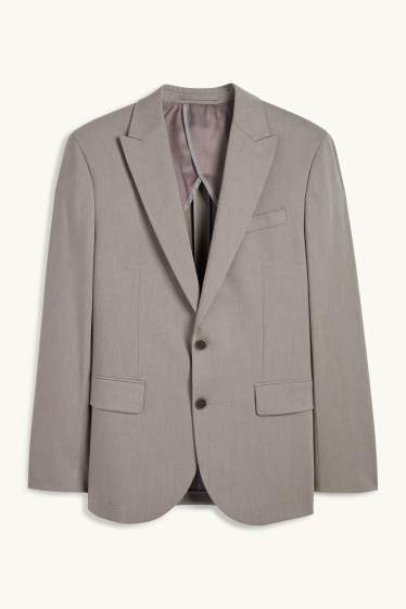 Hombre - Americana - colección modular - slim fit - Flex - beis