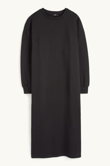 Women - Sweatshirt dress - black