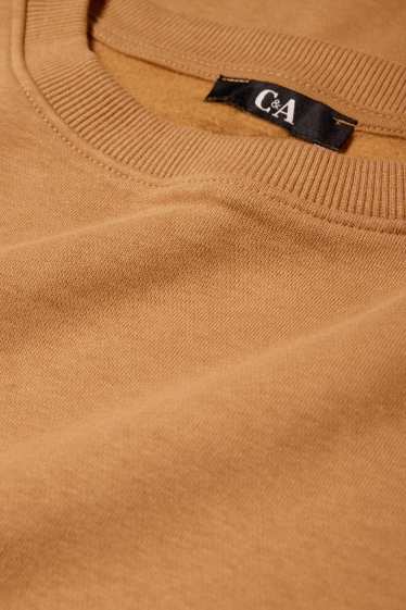 Women - Sweatshirt dress - brown
