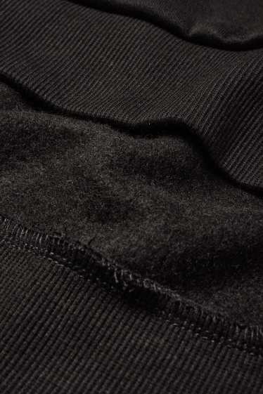 Femei - Rochie din molton - negru