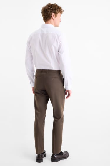 Herren - Baukasten-Hose - Slim Fit - Flex - dunkelbraun