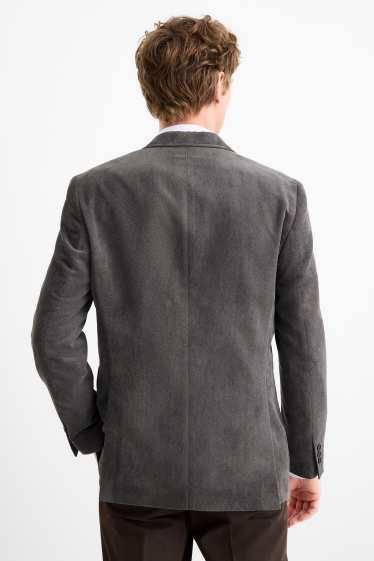 Herren - Sakko - Regular Fit - strukturiert - grau