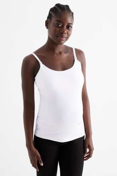 Dámské - Multipack 2 ks - kojící top - sněhobílá