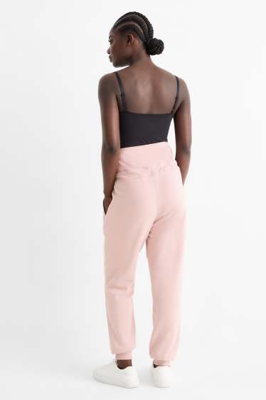 Femmes - Pantalon de jogging de grossesse - rose
