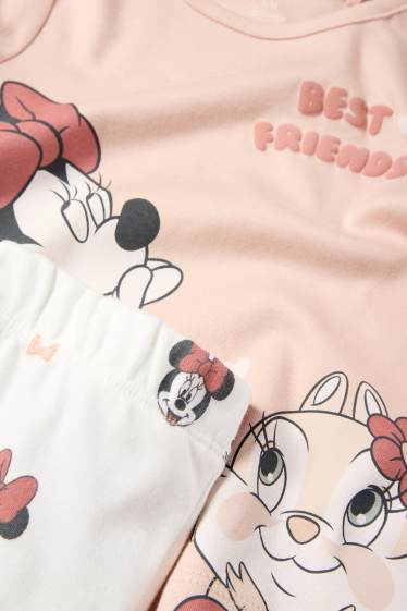Baby: meisjes - Disney - babypyjama - 2-delig - roze