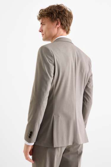 Hombre - Americana - colección modular - slim fit - Flex - beis