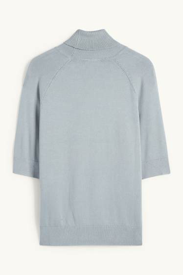 Dames - Coltrui - korte mouwen - turquoise