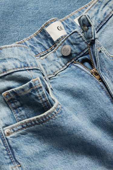 Femmes - Wide leg jean - high waist - jean bleu