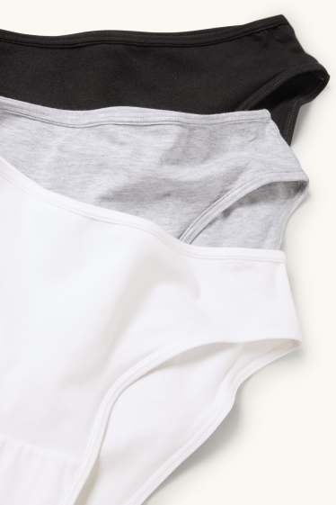 Bambine - Confezione da 3 - slip - bianco