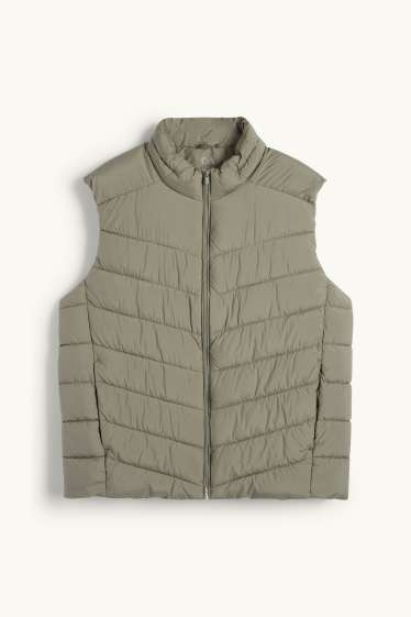 Herren - Steppweste - grün