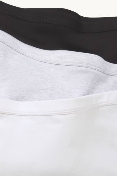 Bambine - Confezione da 3 - boxer - nero / bianco