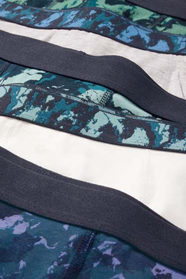 Nen - Paquet de 5 - bòxers - estampats - blau/blanc