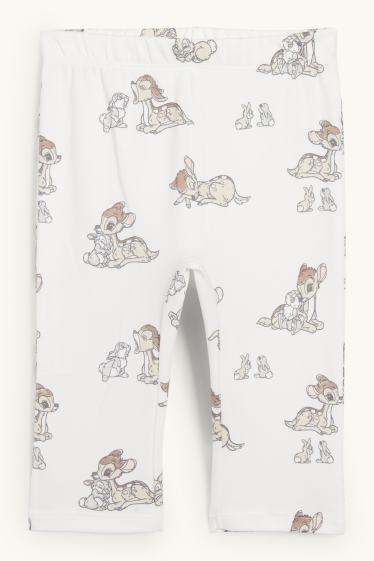 Baby Mädchen - Multipack 2er - Bambi - Baby-Pyjama - 4 teilig - hellbeige