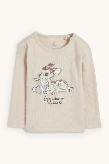 Baby Mädchen - Multipack 2er - Bambi - Baby-Pyjama - 4 teilig - hellbeige