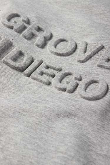 Herren - T-Shirt - Relaxed Fit - hellgrau-melange