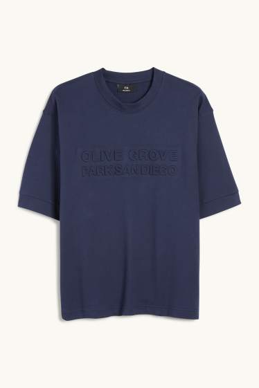 Home - Samarreta de màniga curta - relaxed fit - blau fosc