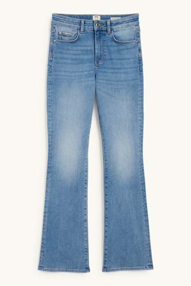 Femmes - Jean bootcut - mid waist - jean galbant - LYCRA® - jean bleu clair