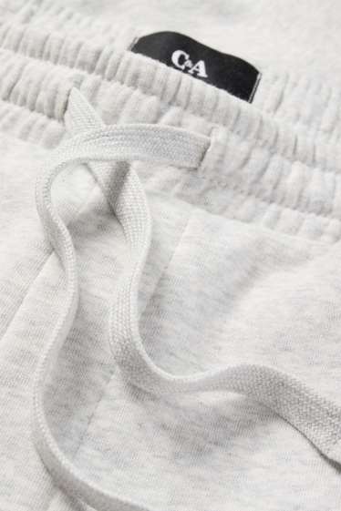 Hommes - Bas de jogging - gris clair chiné