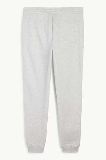 Hommes - Bas de jogging - gris clair chiné