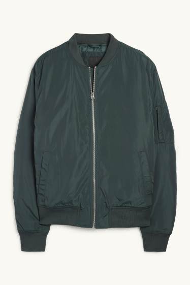 Hommes - Blouson aviateur - vert foncé