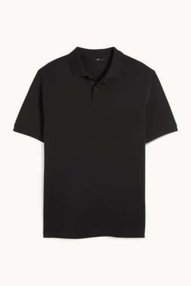 Pánské - Polokošile - regular fit - černá