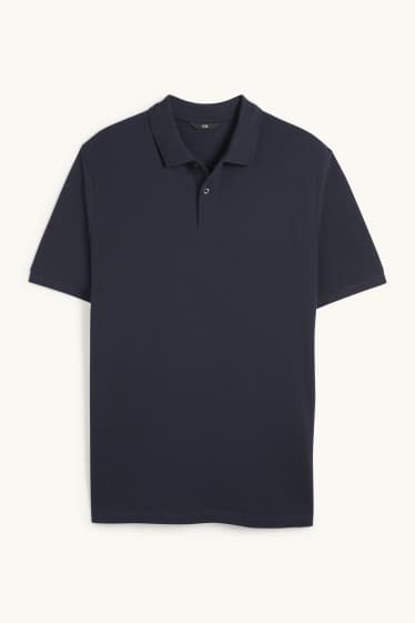 Bărbați - Tricou polo - regular fit - albastru închis
