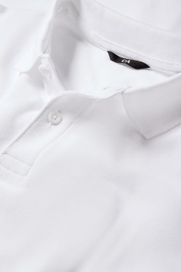 Herren - Poloshirt - Regular Fit - weiß