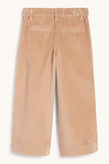 Kinderen: meisjes - Corduroy broek - beige