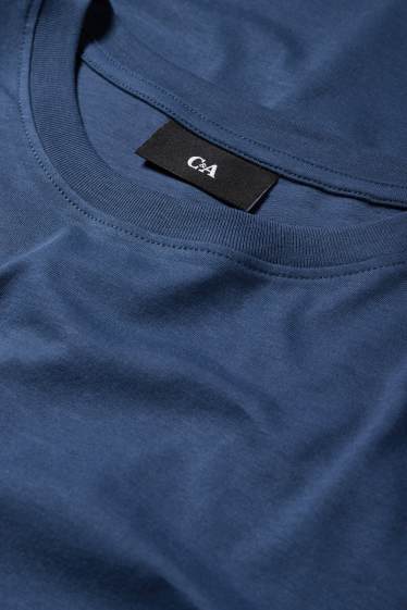 Uomo - T-shirt - regular fit - blu scuro