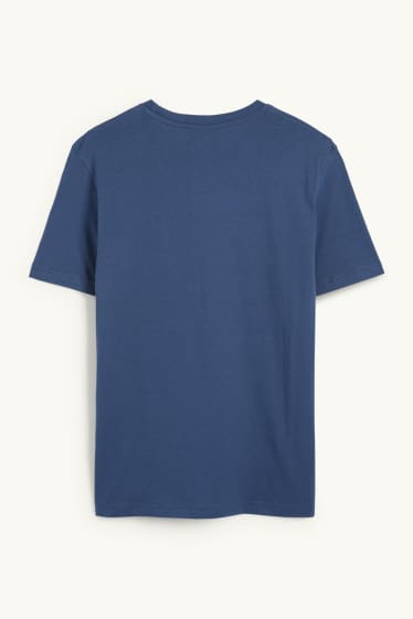 Uomo - T-shirt - regular fit - blu scuro