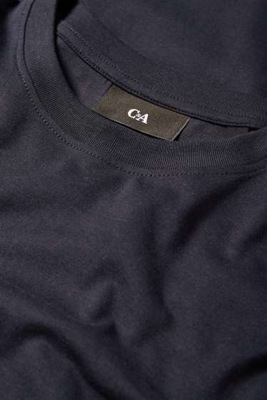 Herren - T-Shirt - Regular Fit - dunkelblau