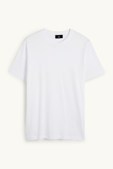 Herren - T-Shirt - Regular Fit - weiss