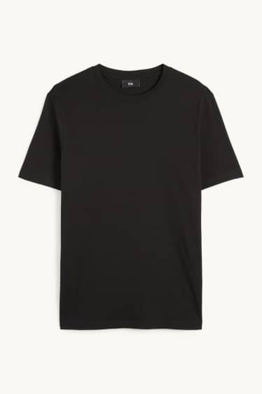 Hommes - T-shirt - regular fit - noir