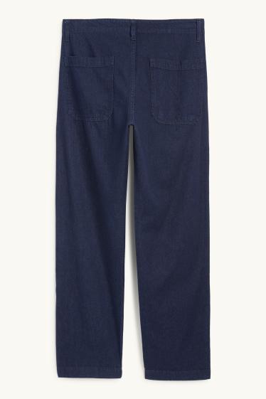 Herren - Relaxed Jeans - Chino - dunkeljeansblau