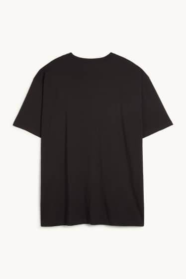 Hommes - T-shirt - relaxed fit - The Beatles - noir