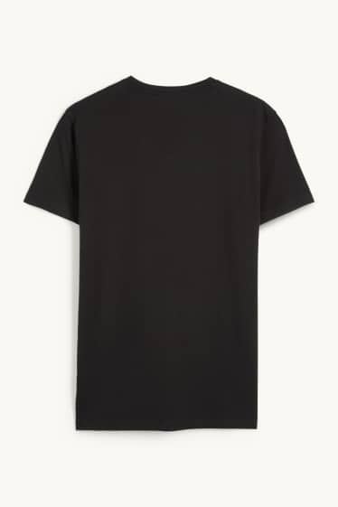Men - T-shirt - slim fit - Flex - black
