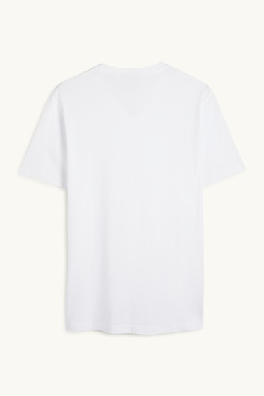Heren - T-shirt - regular fit - wit