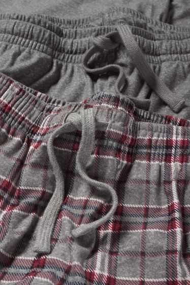 Uomo - Confezione da 2 - shorts pigiama - grigio scuro